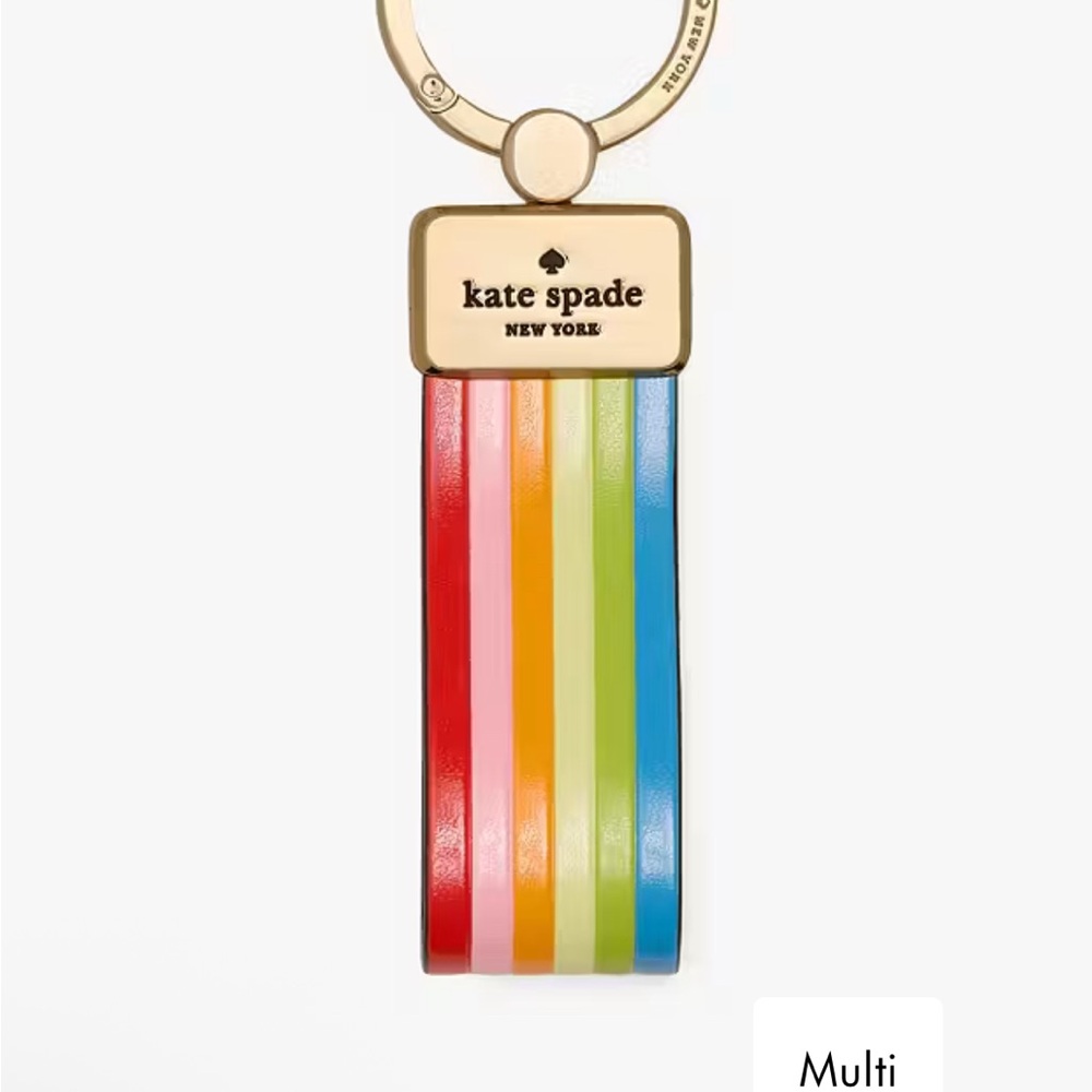 Kate Spade Rainbow Stripe Key Holder